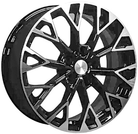 Диски Khomen Wheels KHW1718 (Nissan Juke F15 [14..20]) Black-FP